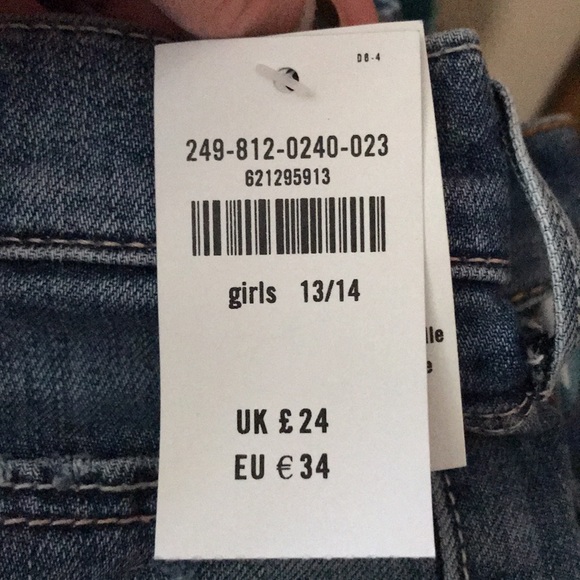 Abercrombie Kids Jean cutoff Shorts Size 13/14 - Picture 11 of 11